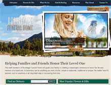 Tablet Screenshot of brundagefuneralhome.com